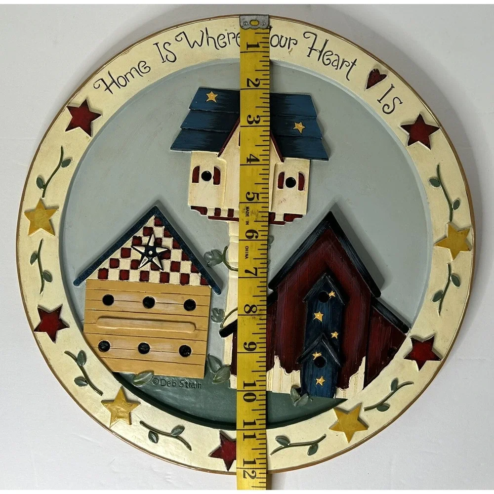 Deb Strain Bird House Home Is Where The Heart Is‎ Garden Stepping Stone Decor